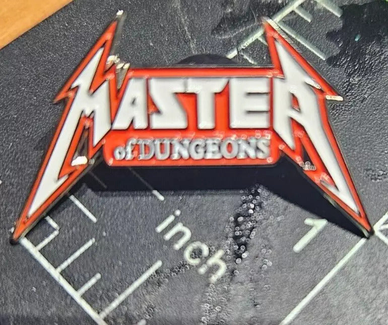 Master of Dungeons - Metallica inspired D&D Enamel Pin FREE with $25 purchase
