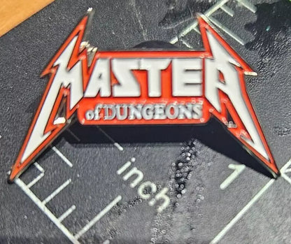Master of Dungeons - Metallica inspired D&D Enamel Pin FREE with $25 purchase