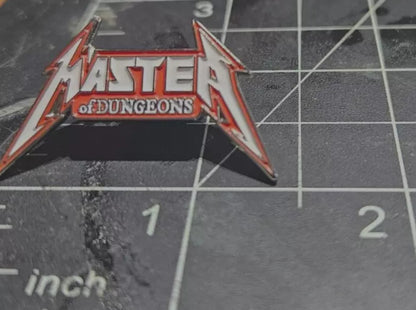 Master of Dungeons - Metallica inspired D&D Enamel Pin FREE with $25 purchase
