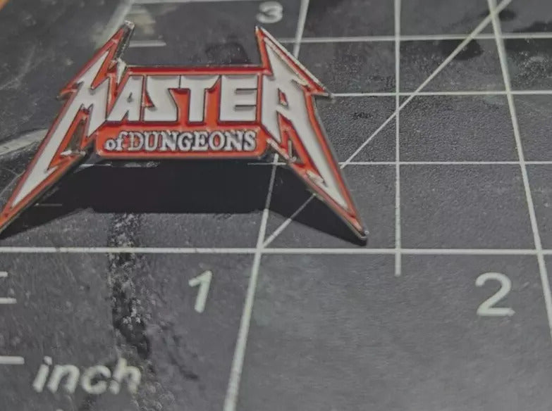 Master of Dungeons - Metallica inspired D&D Enamel Pin FREE with $25 purchase