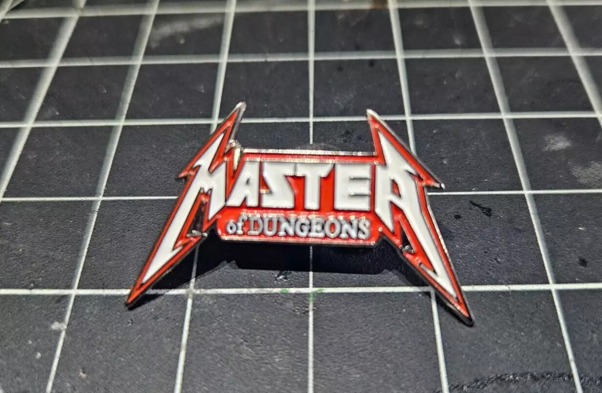 Master of Dungeons - Metallica inspired D&D Enamel Pin FREE with $25 purchase