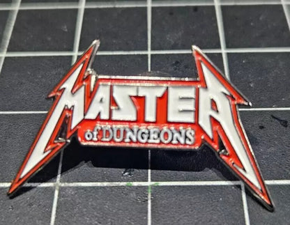 Master of Dungeons - Metallica inspired D&D Enamel Pin FREE with $25 purchase
